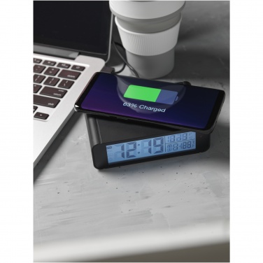 Logo trade promotional items picture of: Seconds 5W wireless charging clock